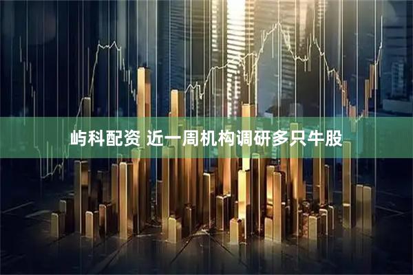 屿科配资 近一周机构调研多只牛股
